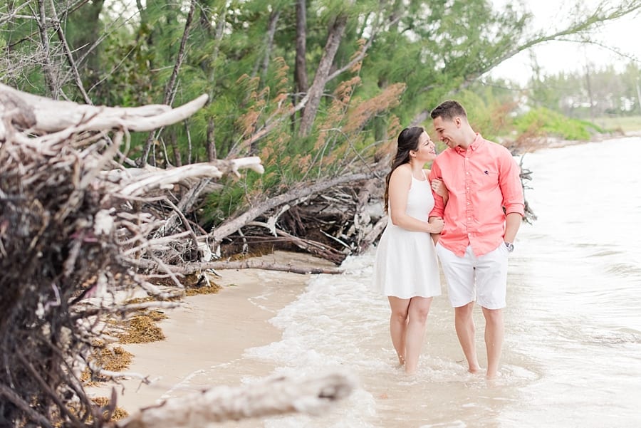 Beach engagement session