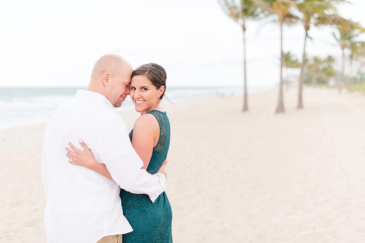 fort lauderdale beach engagement pictures