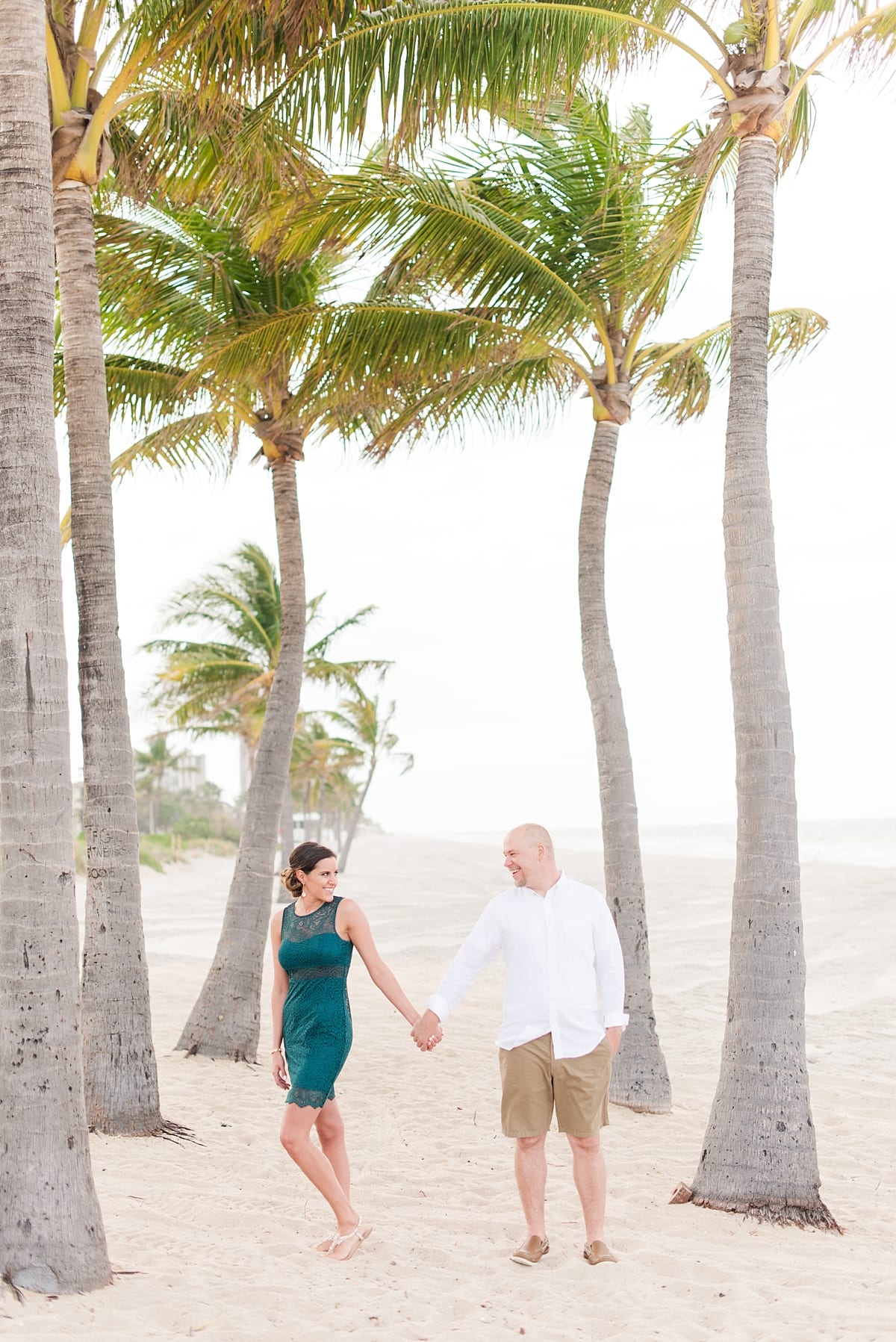 fort lauderdale beach engagement session