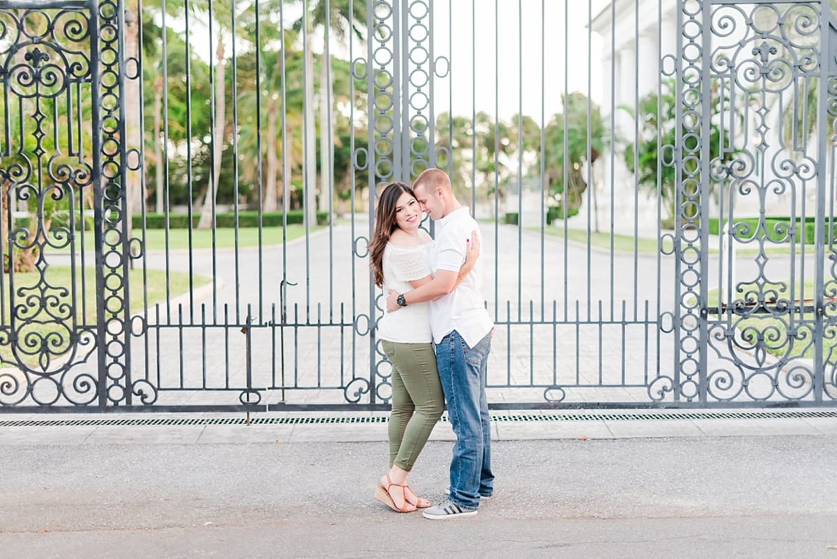 flagler museum engagement pictures