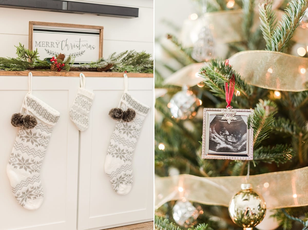 Christmas baby announcement