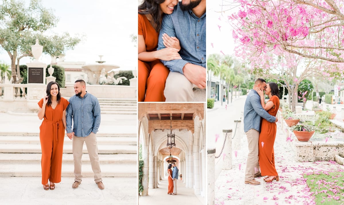 worth avenue engagement pictures