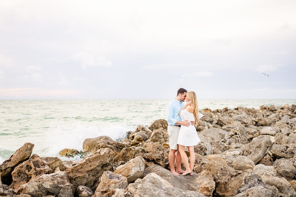 clearwater beach engagement pictures