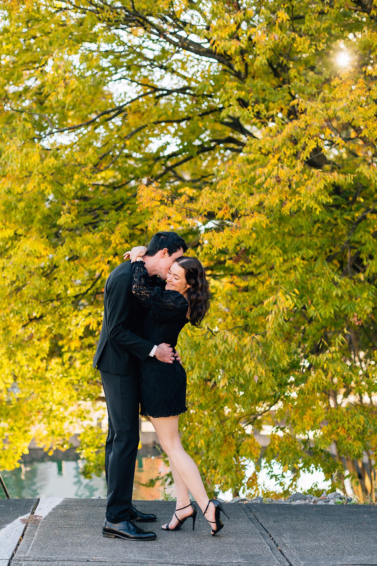 marshall park engagement photos
