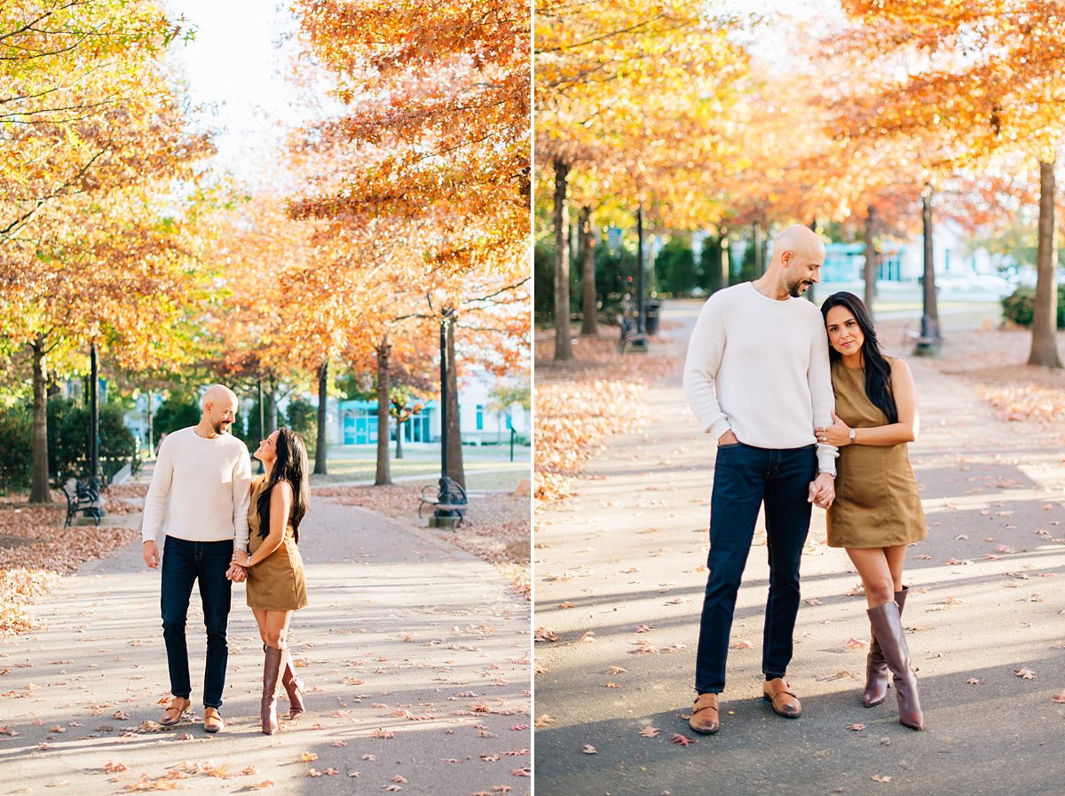 midtown park engagement pictures