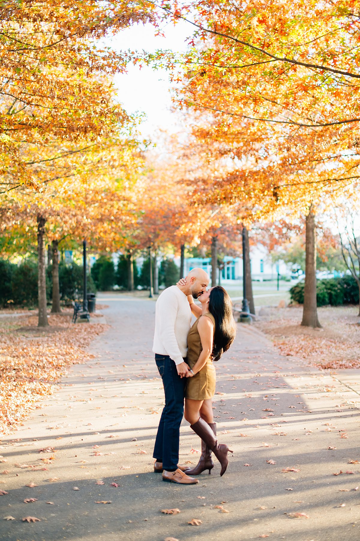 midtown park engagement pictures