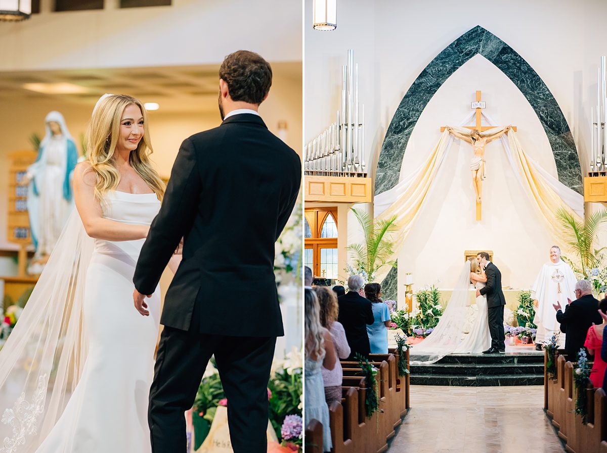 classic Catholic wedding Palm Beach Florida