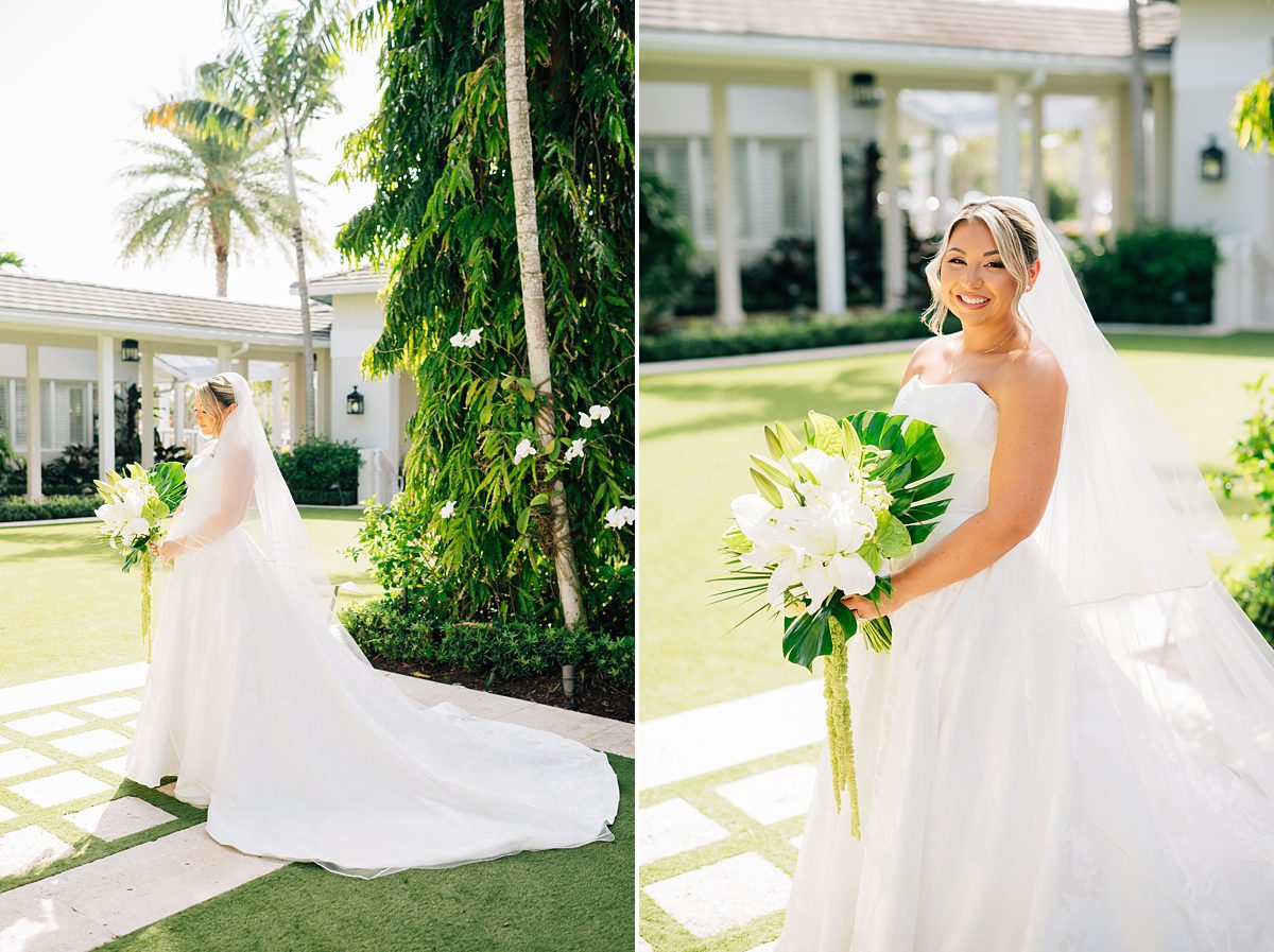bridal portraits Pelican Club Jupiter FL