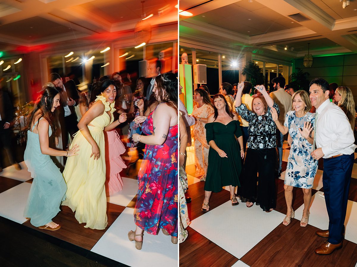 wedding reception Pelican Club Jupiter Florida dance floor